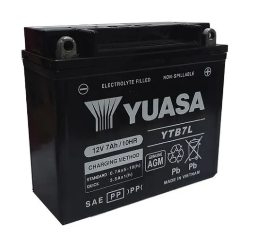BATERIA YUASA AGM YTB7L =12N7B3A (13/ 8/13)10.IN