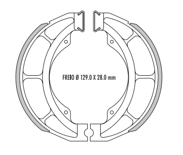 ZAP.FRENO(JGO)SUZUKI 125 EN/GN/ROUSE-LS/833-FRASLE