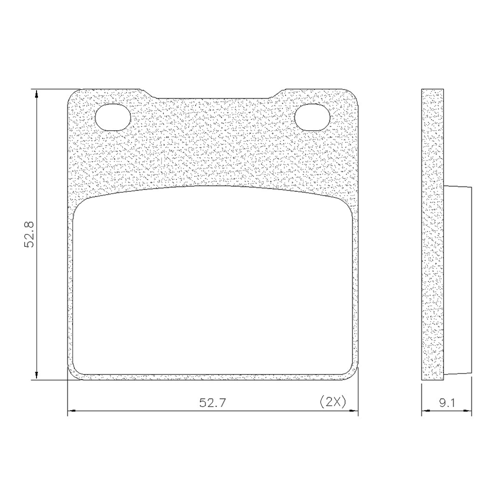 PAST/FRENO SUZUKI 400 750............PD/905-FRASLE