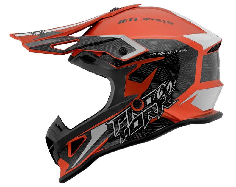 CASCO CROSS FAST BRAVE L ROJO 1093VM..........TORK