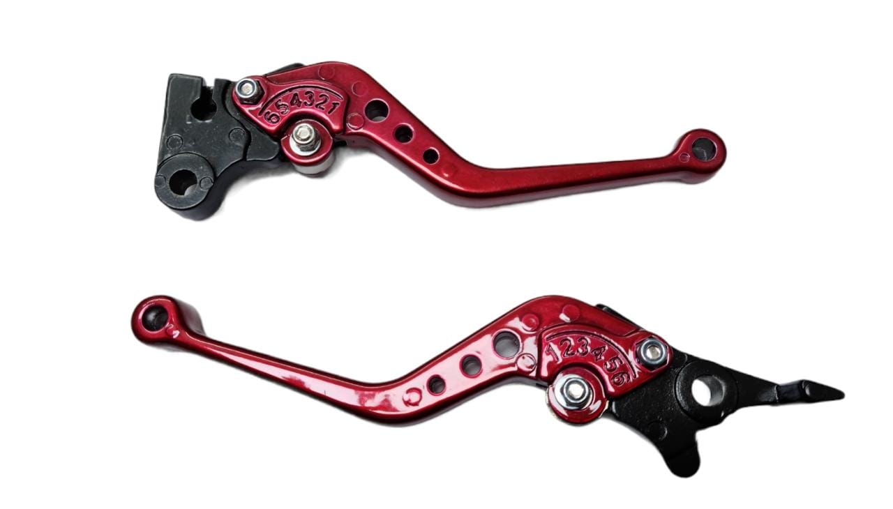 MANIJA REGULABLE HONDA 150 CG........(JGO)ROJA..BR
