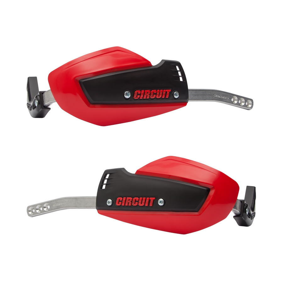 PROTECTOR DE MANOS ALLOY ALUM-NEGRO-ROJO..-CIRCUIT