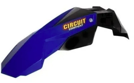 GUARDABARRO DEL. MOTARD STEALTH....NEG/AZU-CIRCU