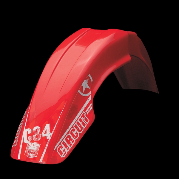 GUARDABARRO DEL. CROSS C8.............ROJO-CIRCUIT