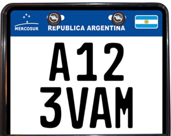 PORTA PATENTE MERCOSUR PLASTICO................650