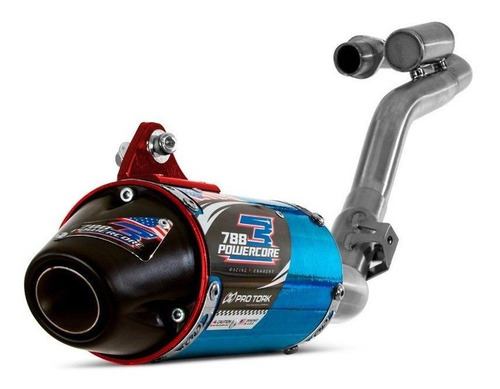 SIL.TURBO CORE3 HONDA 250 TORNADO AZULES704AZ.TORK