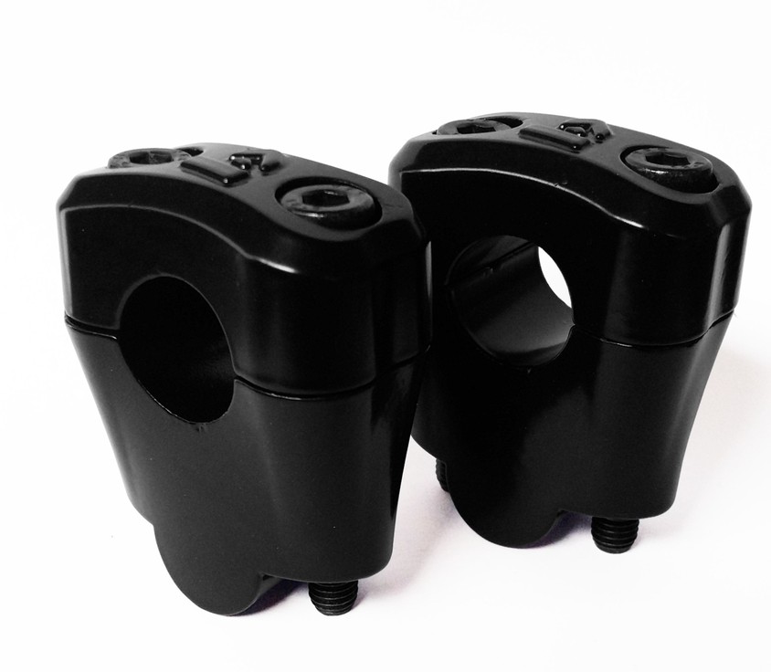 ADAPTADOR ELEVA MANUBR Ø22X35mm NEGRO 330106-BIKER