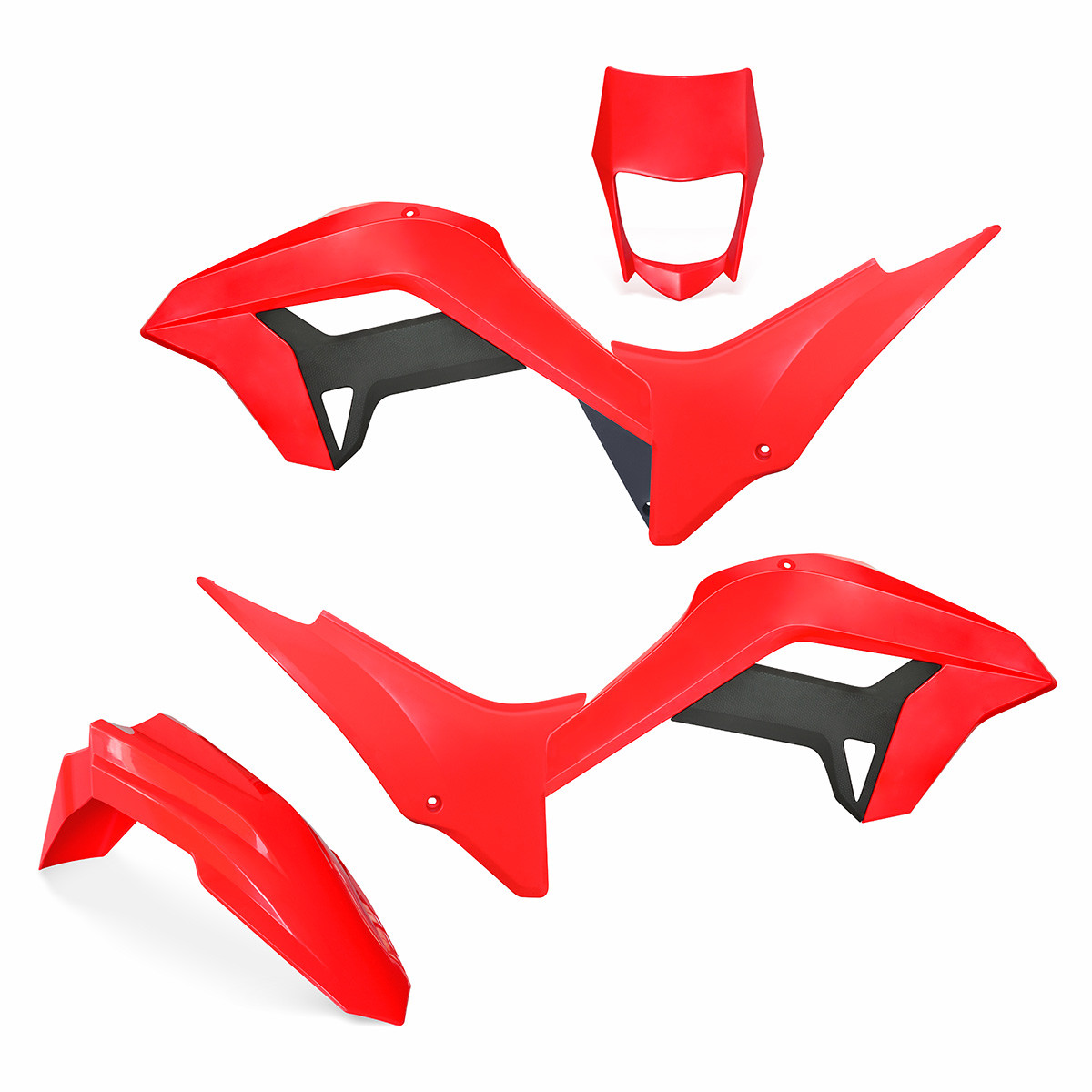 KIT PLAST.HONDA 150 HONDA ROJO 1150401-BIKER