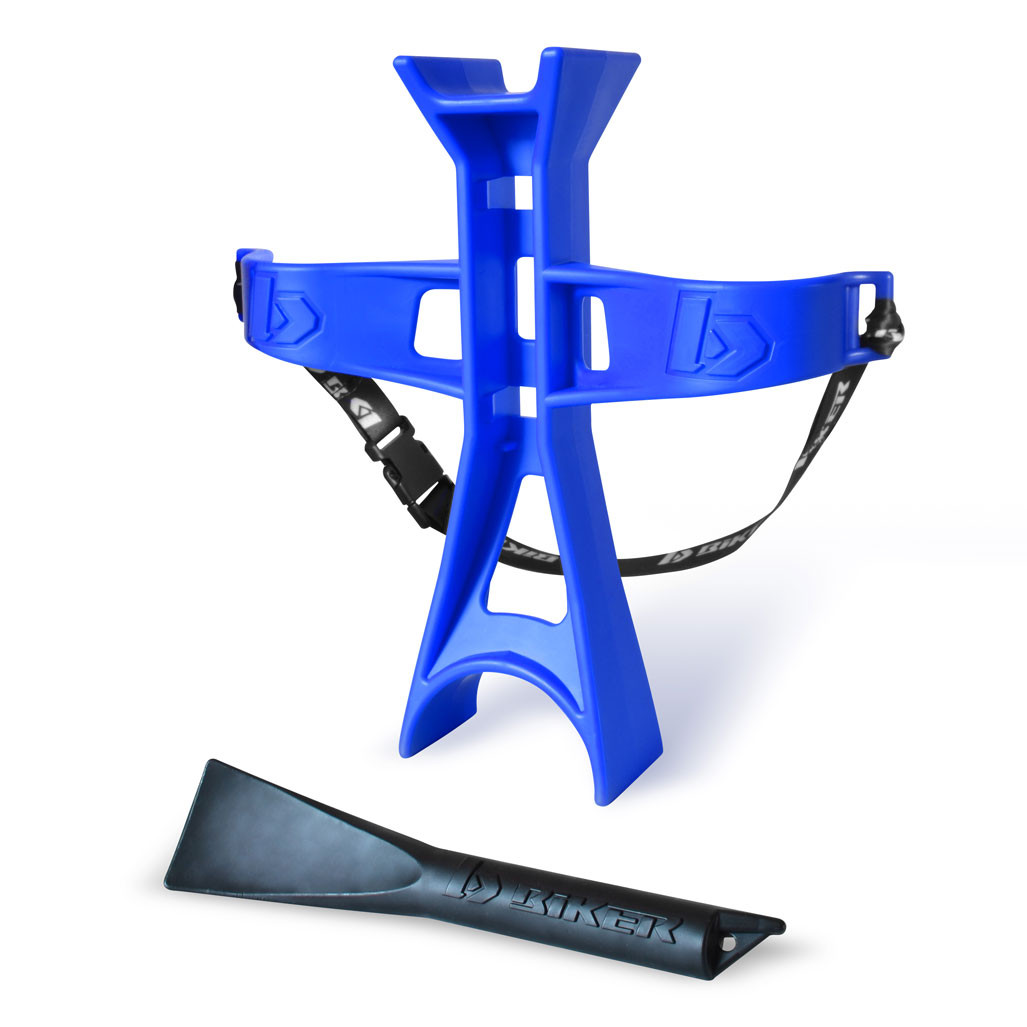 BLOQUEO DE HORQUILLA 250mm C/PAL AZUL 220303-BIKER