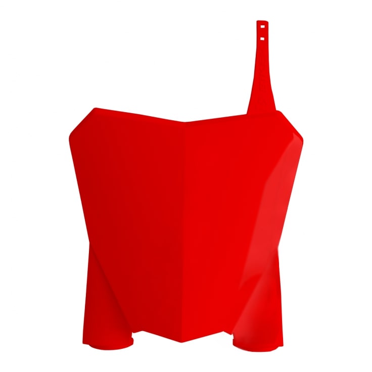 PORTA NUMERO DEL.F1RST TORNADO ROJO 1330415-BIKER